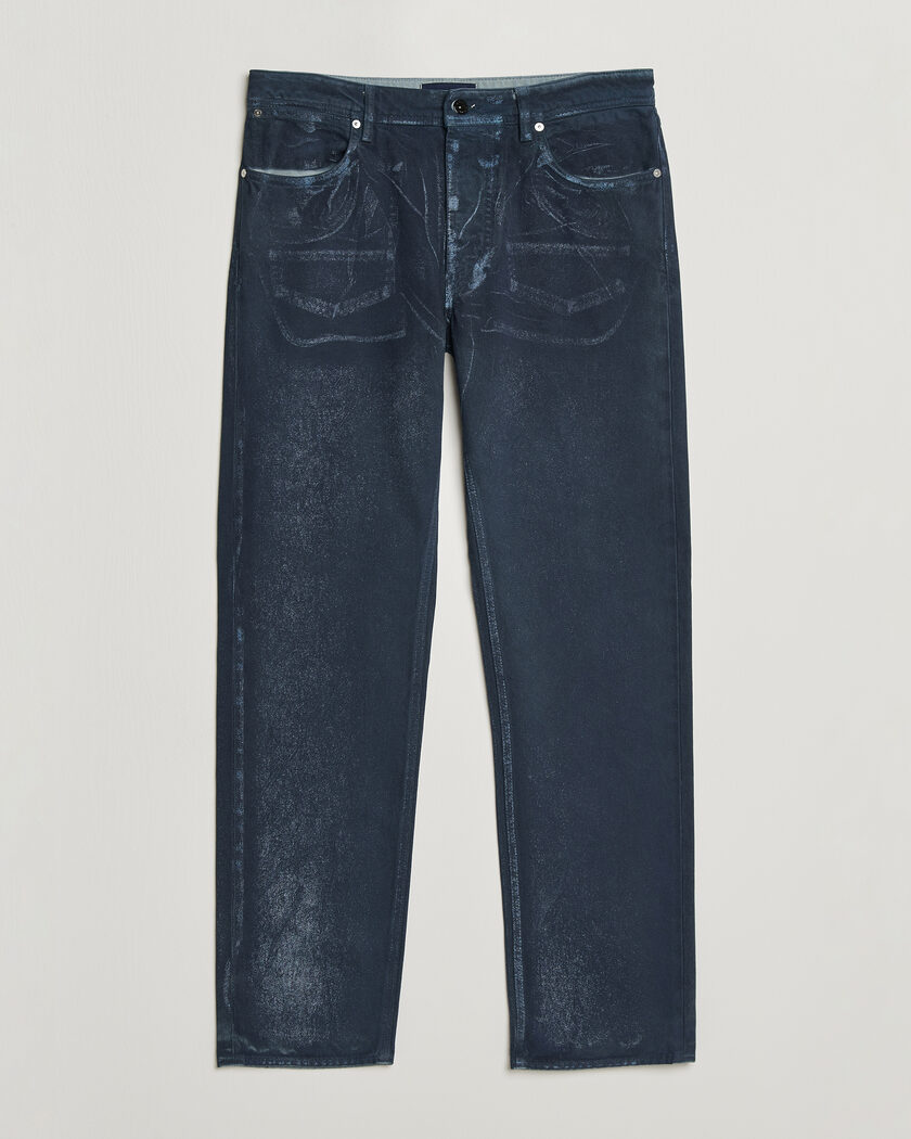 Stone Island Hand Sprayed Reflective Bull Denim Jeans Slate Blue – Blauw