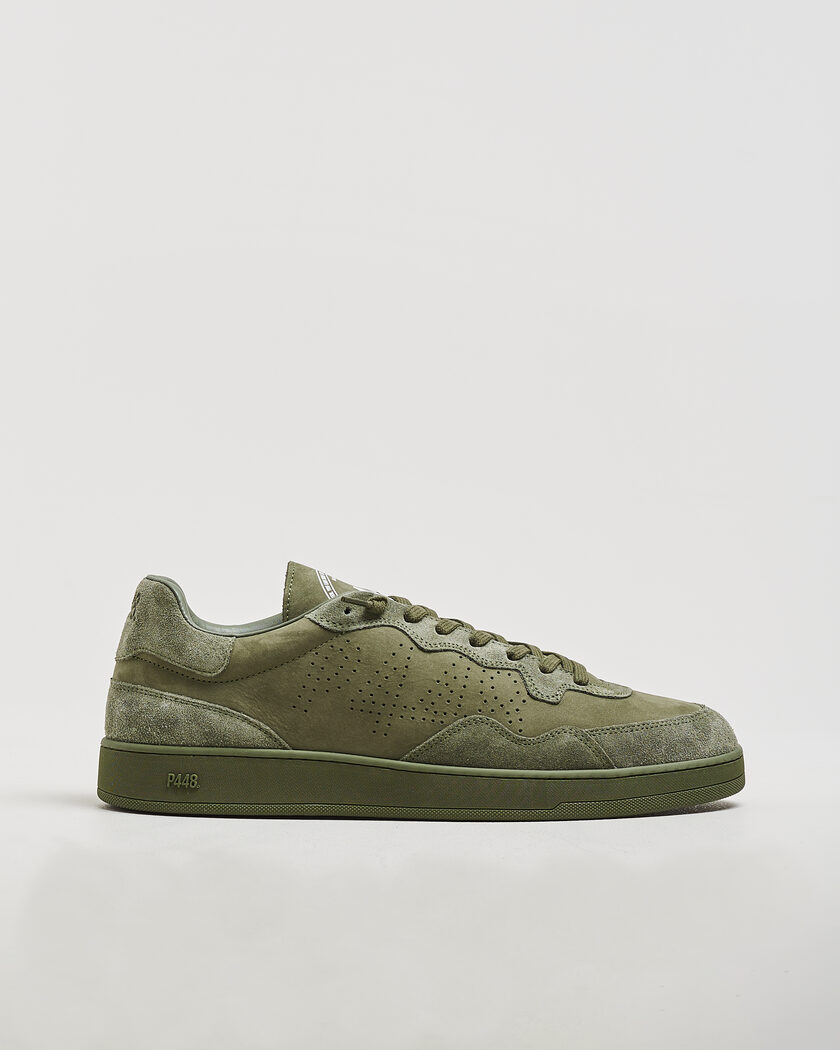  P448 Vert Leather Sneaker Army Green – Groen