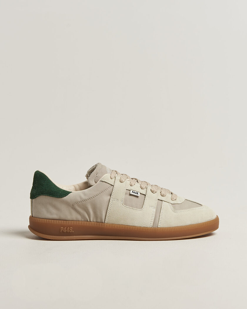 P448 Monza Suede Sneaker Beige/White – Beige