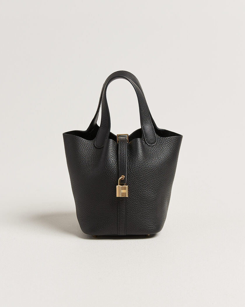 Hermès Pre-Owned Picotin Lock 18 Black – Zwart