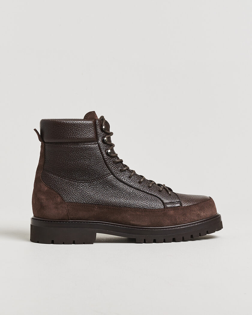 Brunello Cucinelli Lace Up Boots Dark Brown – Bruin