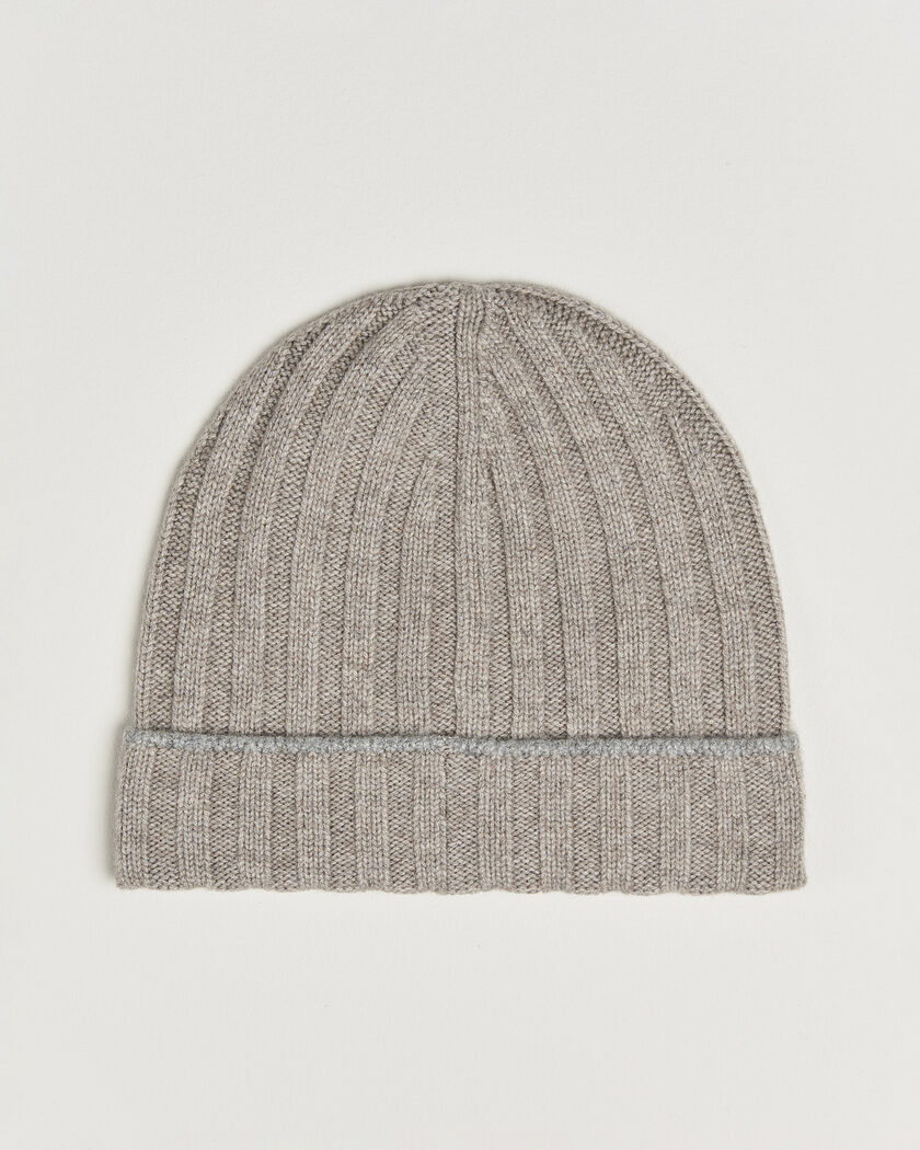 Brunello Cucinelli Cashmere Beanie Rock – Grijs