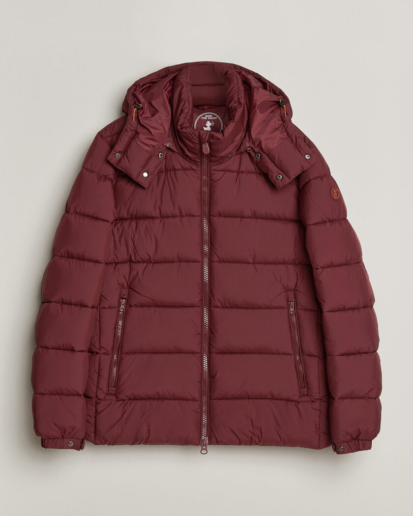 Save The Duck Boris Matt Padded Puffer Wine Red – Rood