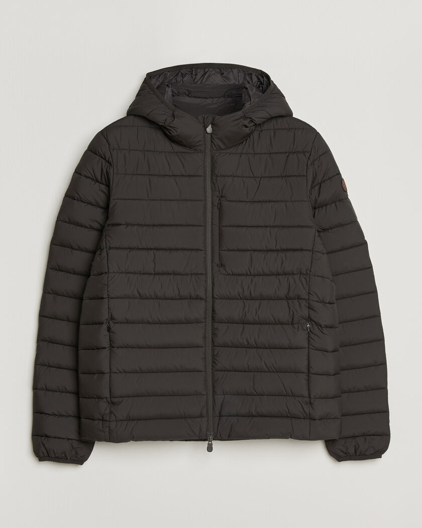 Save The Duck Juncus Matt Lightweight Hood Jacket Brown Black – Bruin
