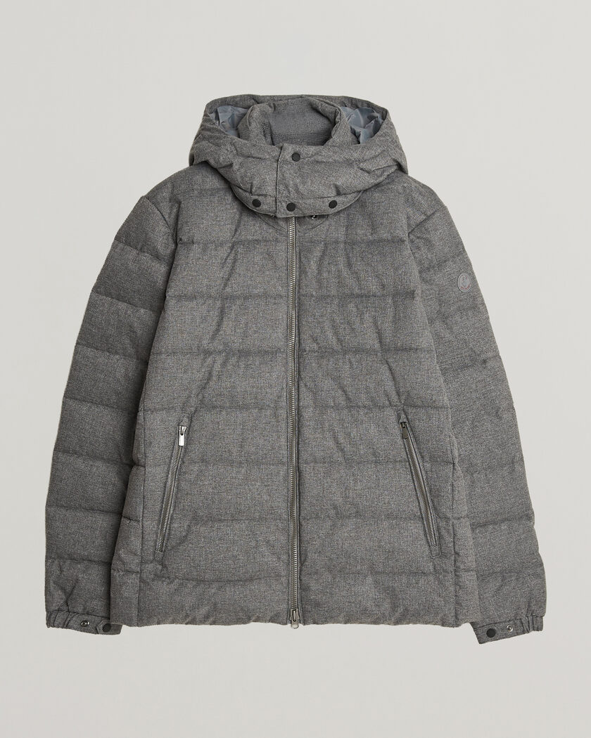 Save The Duck Constantin Padded Flannel Jacket Mid Grey Melange – Grijs