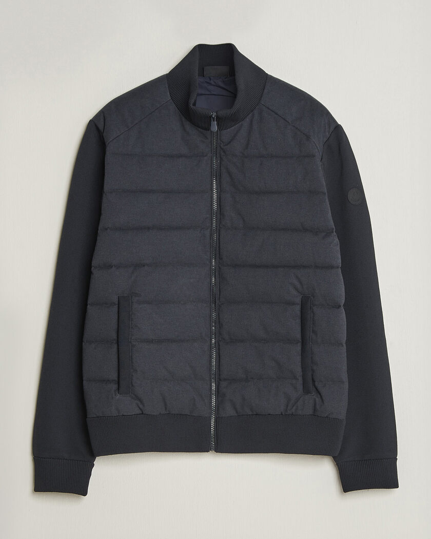 Save The Duck Lasse Padded Hybrid Jacket Navy Blue Melange – Blauw