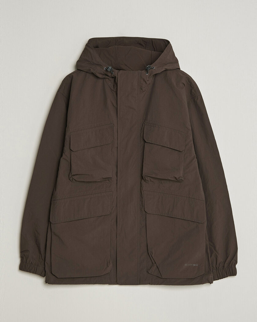 Snow Peak Nylon Double Rip Jacket Dark Brown – Bruin