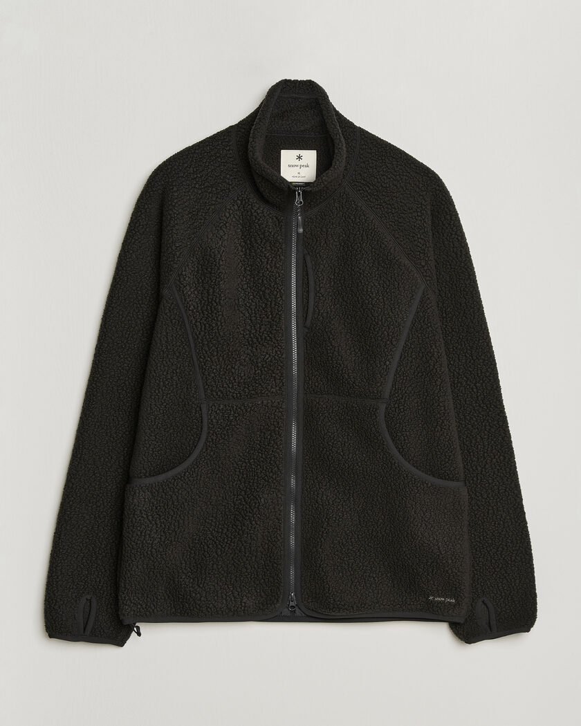 Snow Peak Thermal Boa Fleece Jacket Black – Zwart