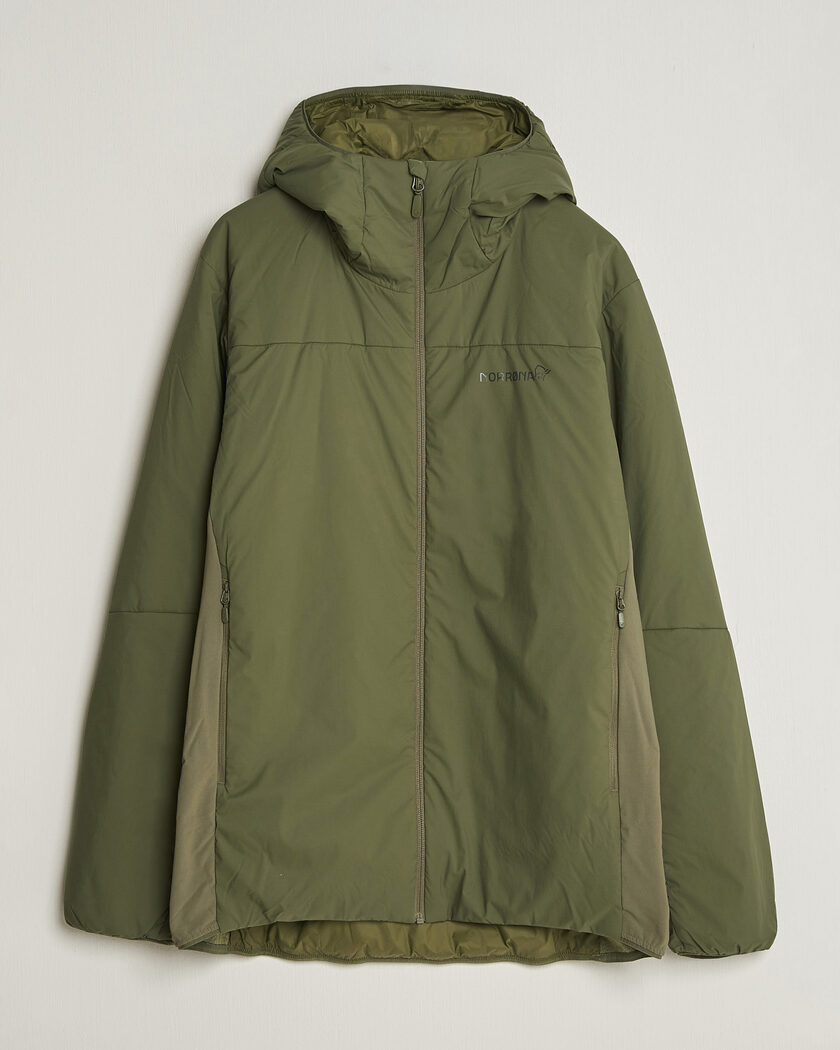 Norrøna Femund Thermo Zip Hood Olive Night – Groen