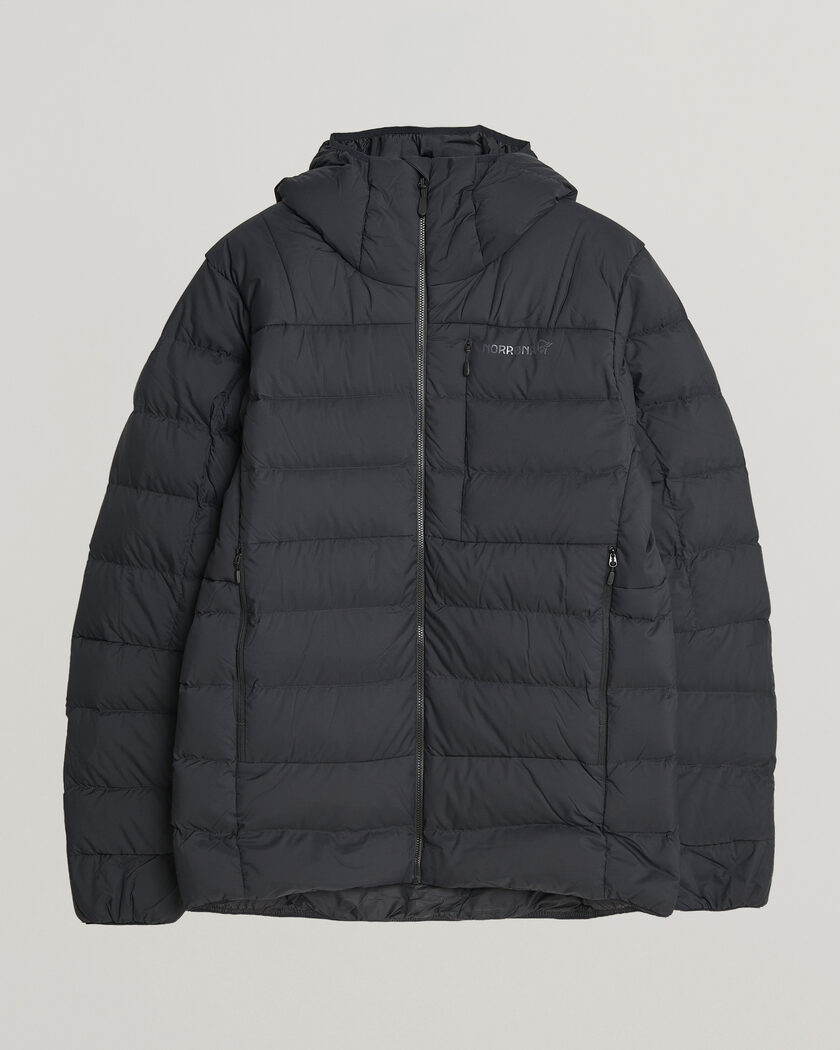 Norrøna Femund Down 700 Zip Hood Caviar Black – Zwart