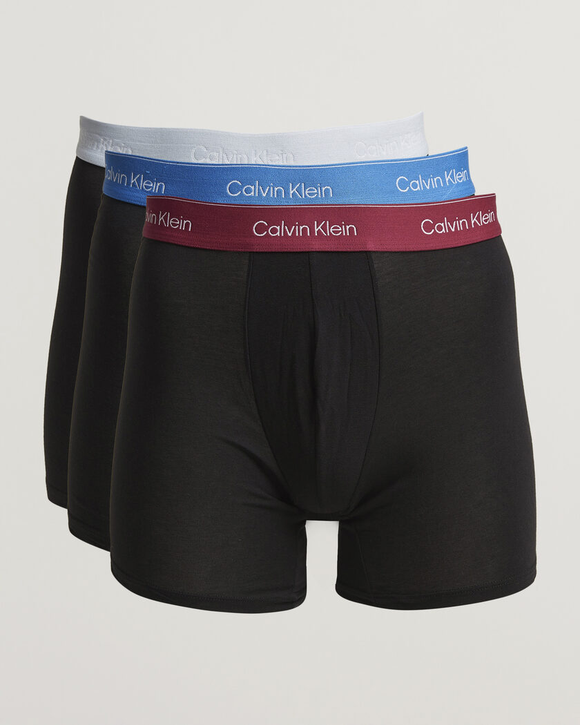 Calvin Klein 3-Pack Icon Cotton Stretch Boxer Brief Black – Zwart