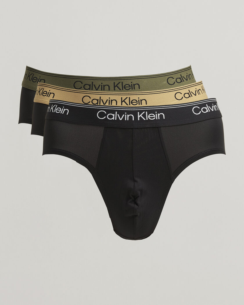 Calvin Klein 3-Pack Micro Stretch Hip Brief Black – Zwart