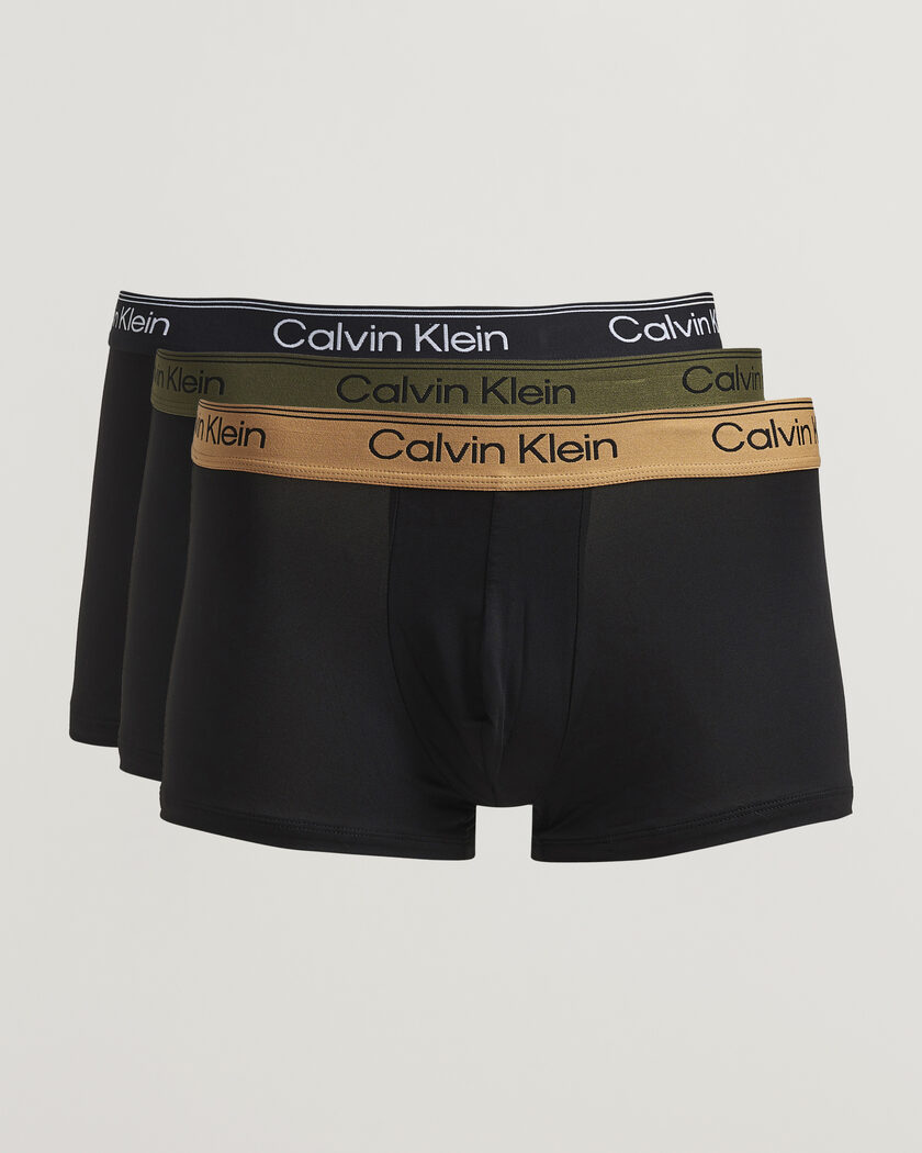 Calvin Klein 3-Pack Micro Stretch Trunk Black – Zwart