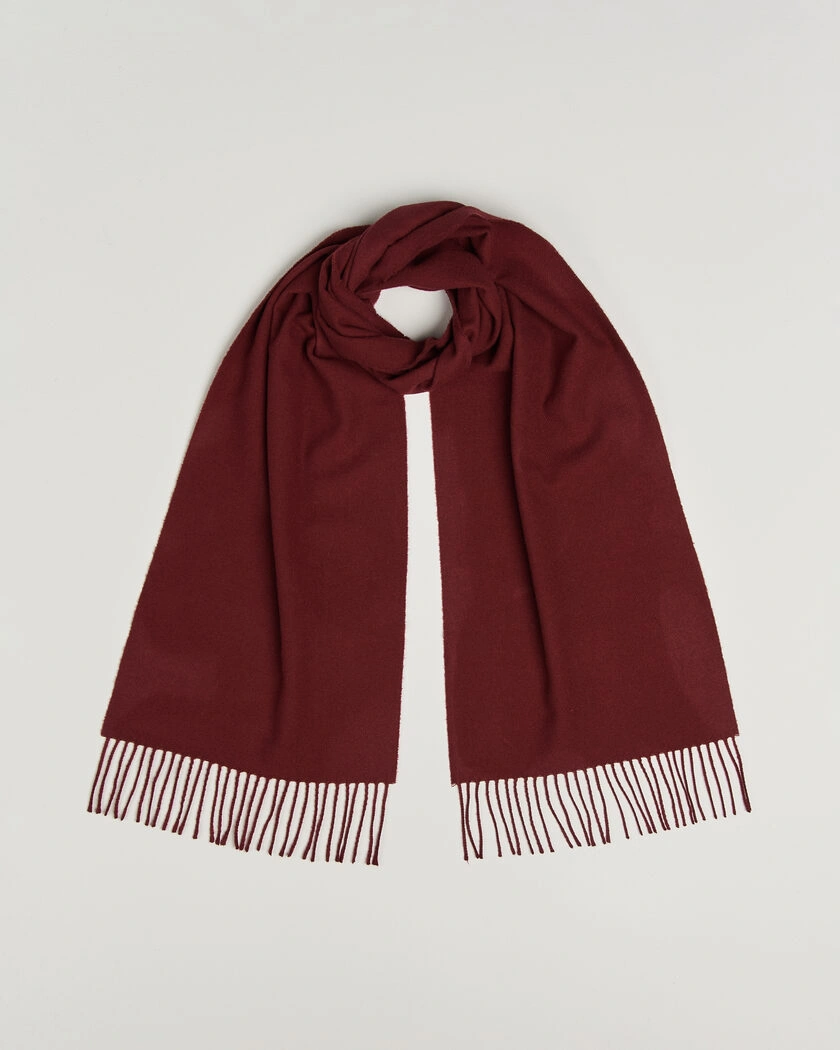 Gant Wool Scarf Deep Grape Wine – Rood