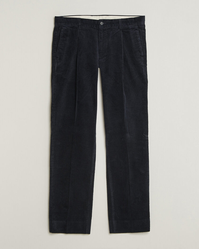 Gant Corduroy Trousers Evening Blue – Blauw