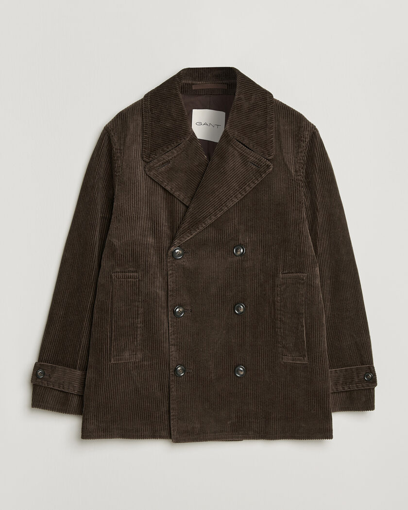 Gant Corduroy Peacoat Black Brown – Bruin