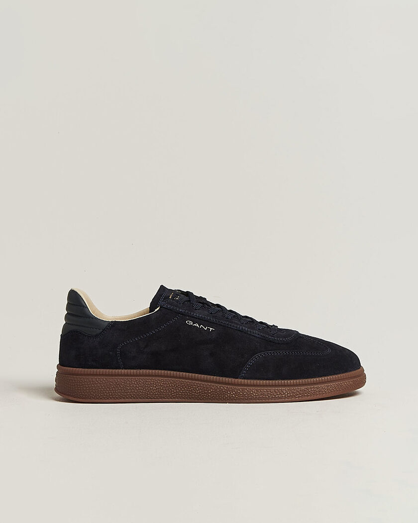 極美品 Quilp OXFORD PLANE GOLDENTAN SUEDE Zegna Triple Stitch Sneakers Light Blue Suede | Man - CareOfCarl.nl