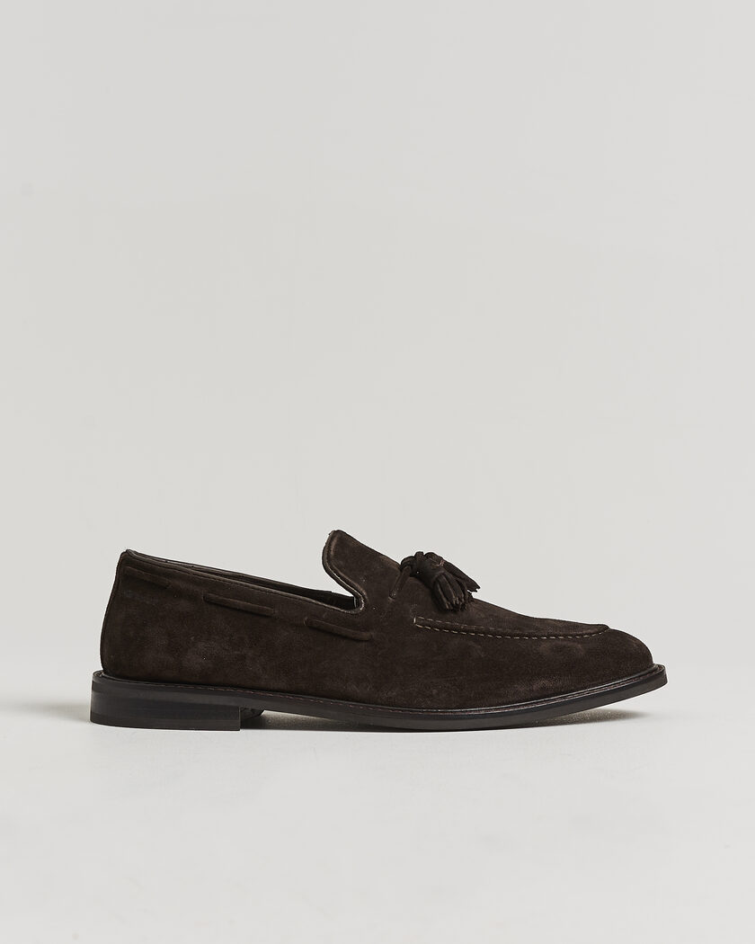 Gant Lozham Suede Tassle Loafer Dark Brown – Bruin