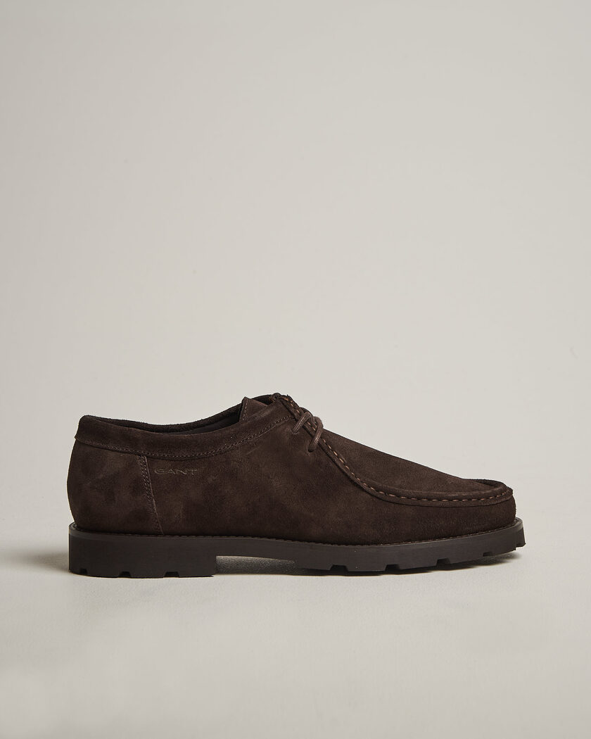 Gant Tratton Suede Derby Espresso Brown – Bruin
