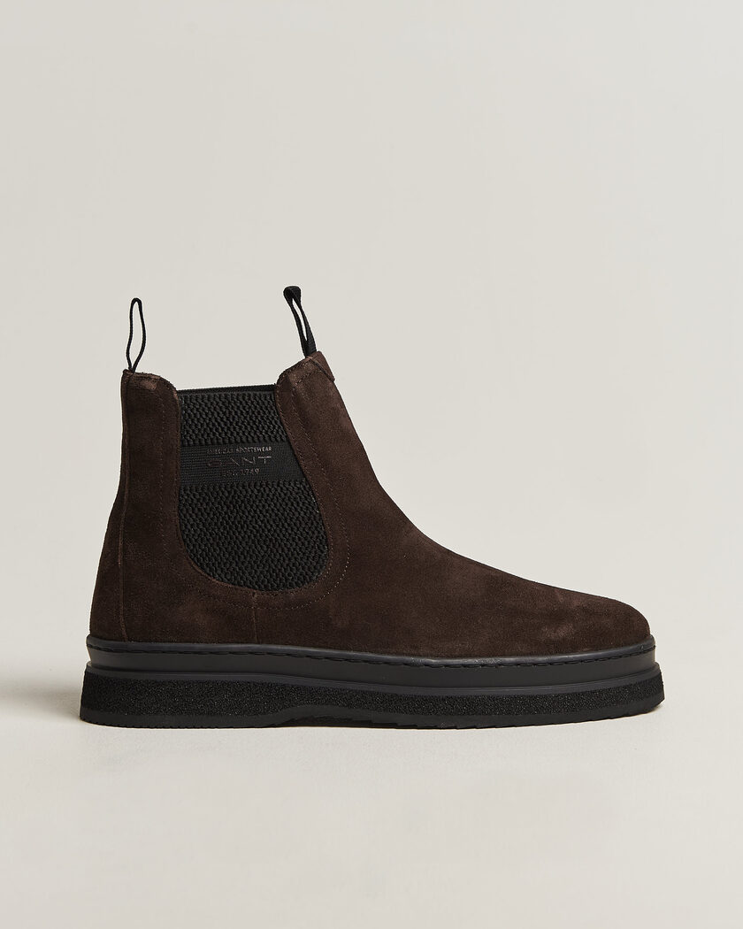 Gant Blistown Shearling Suede Chelsea Boot Espresso Brown – Bruin
