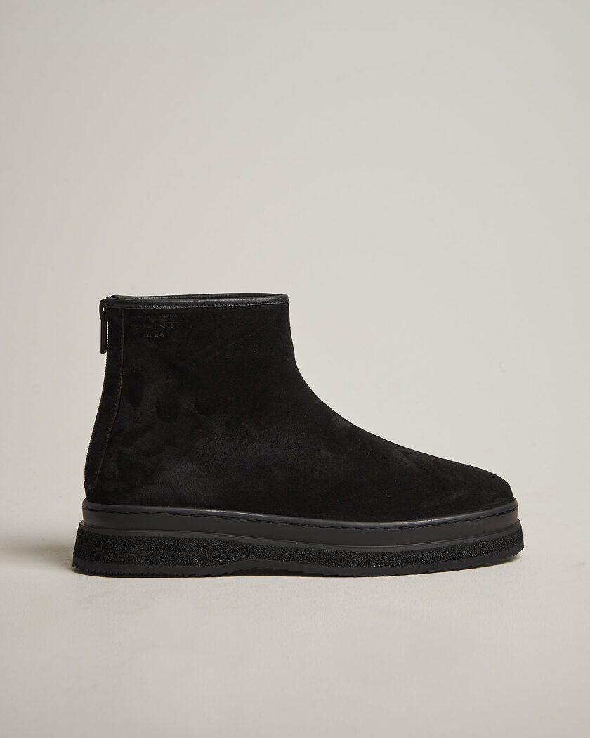 Gant Blistown Shearling Suede Curling Boot Black – Zwart