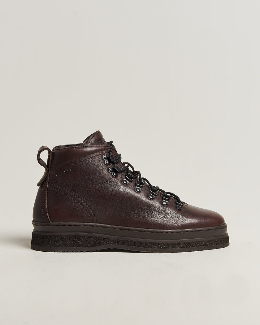 Gant Blistown Shearling Leather Boot Dark Brown – Bruin