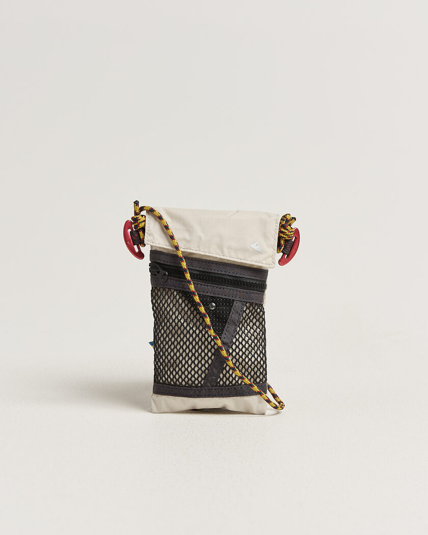 Klättermusen Algir Lanyard Pocket Bag Putty Grey – Grijs