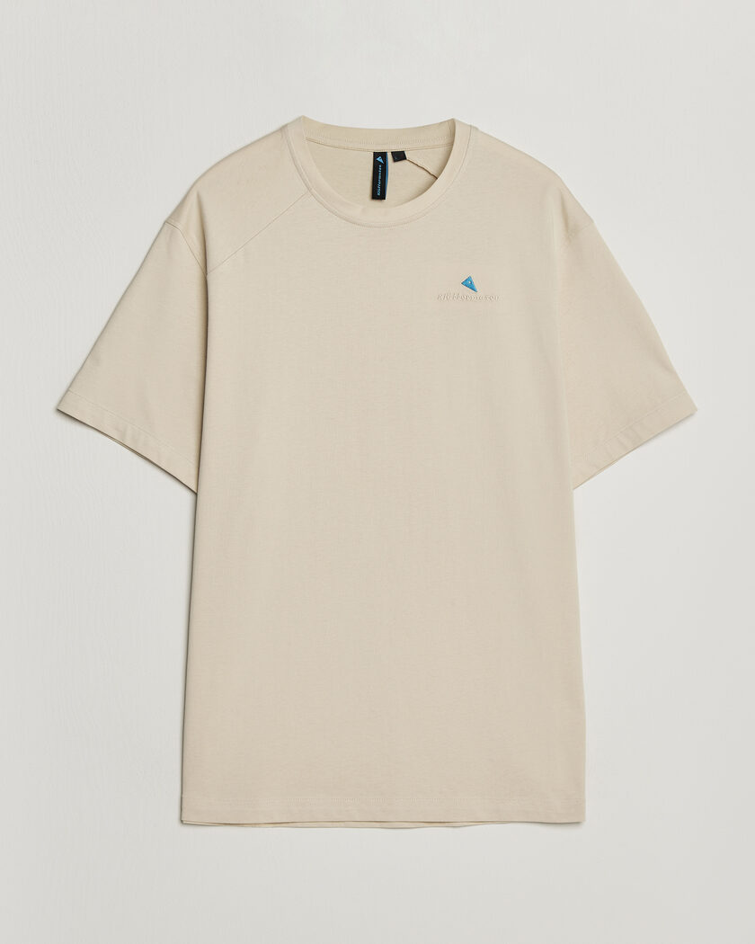 Klättermusen Root Logo T-Shirt Clay – Wit