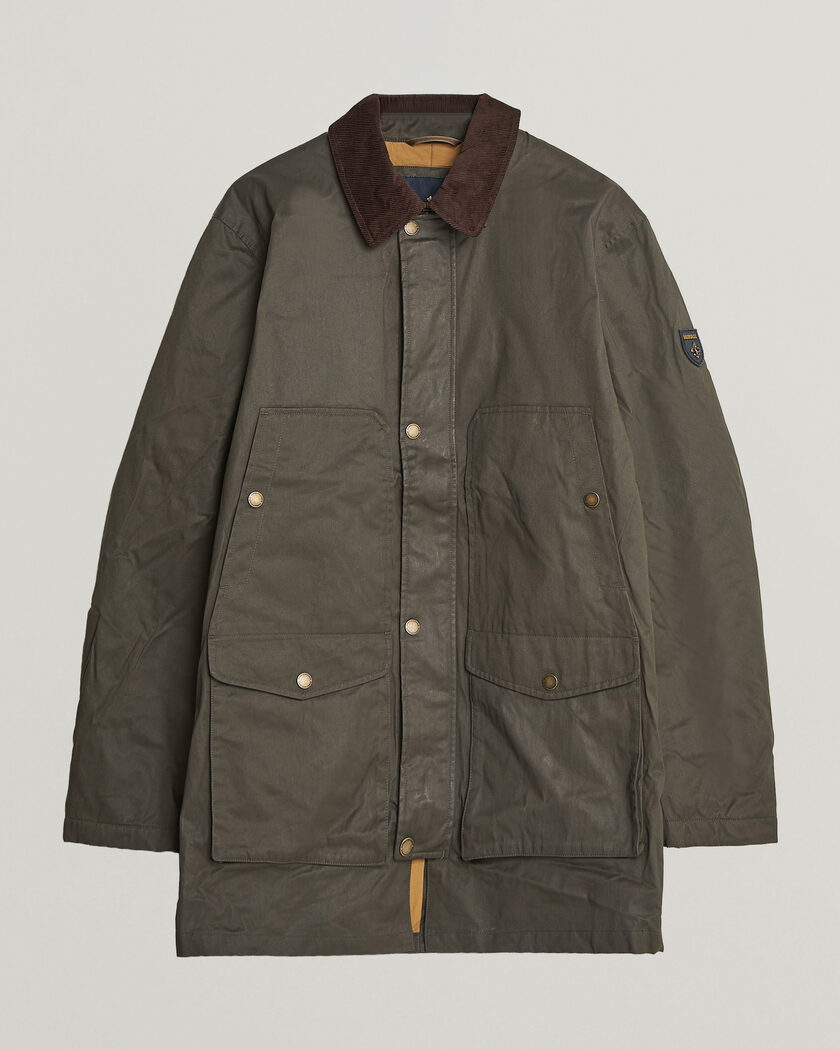 Morris Mac Vax Jacket Olive – Groen