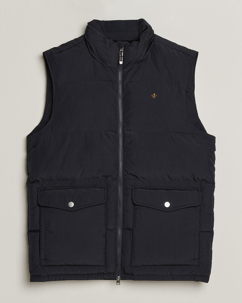 Morris Lennox Puffer Vest Blue – Blauw