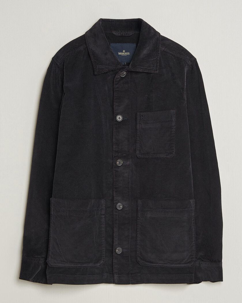 Morris Fenix Cord Shirt Jacket Blue – Blauw
