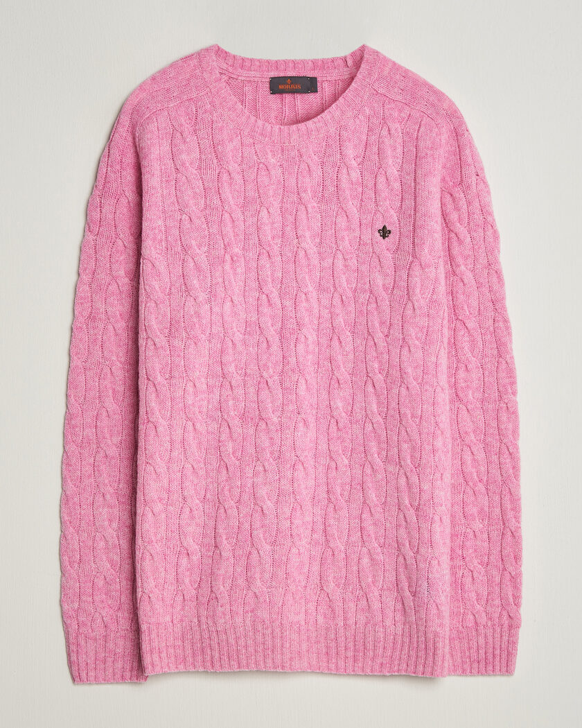 Morris Archard Cable Sweater Pink – Roze