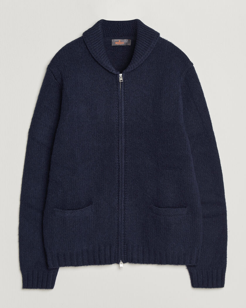 Morris Boyd Zip Cardigan Navy – Blauw