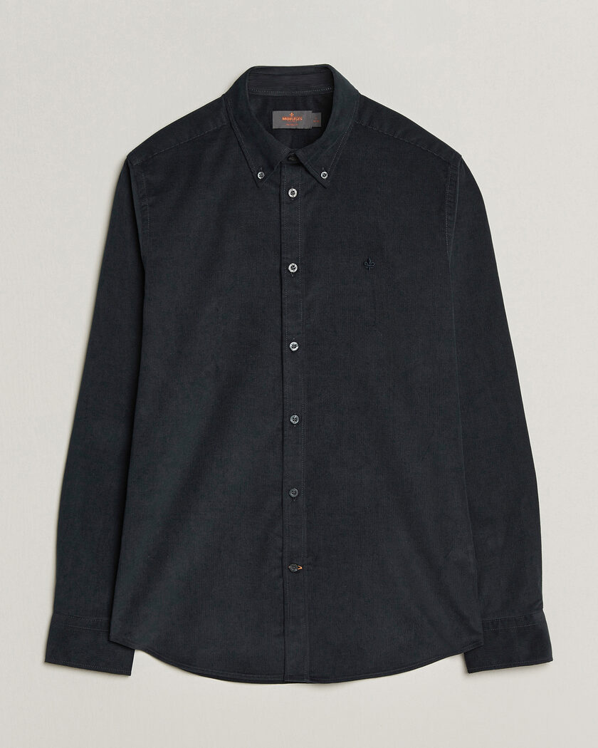 Morris Douglas Cord Shirt Blue – Blauw