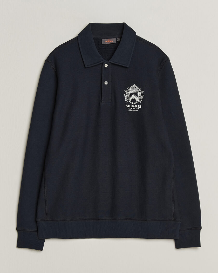 Morris Winston Polo Sweatshirt Old Blue – Blauw