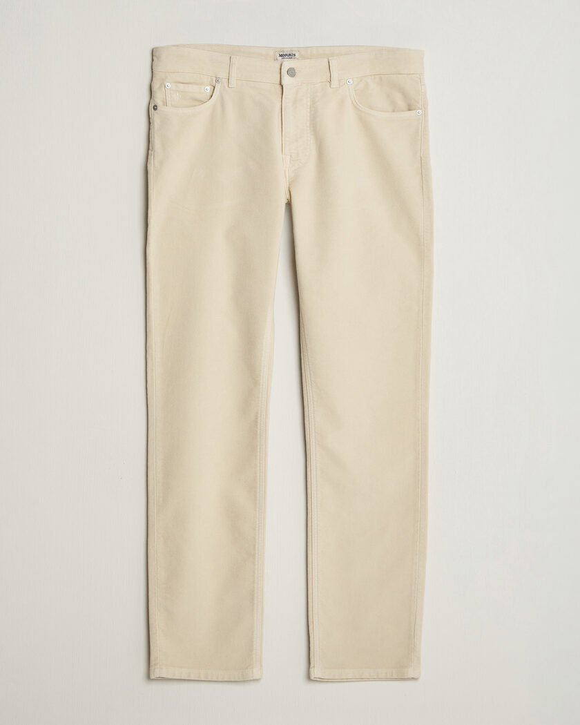 Morris James Winter Twill 5-Pocket Pants Off White – Wit