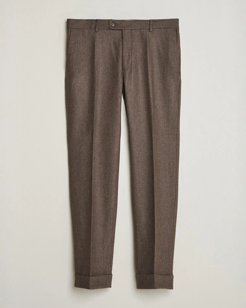 Morris Flannel Suit Trousers Brown – Bruin
