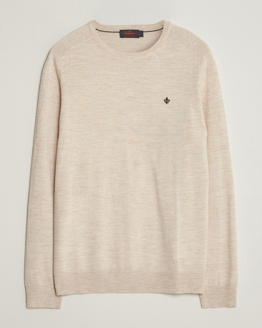 Morris Merino O-Neck Off White – Wit