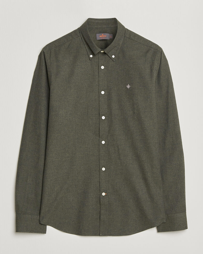 Morris Watts Flannel Shirt Olive – Groen