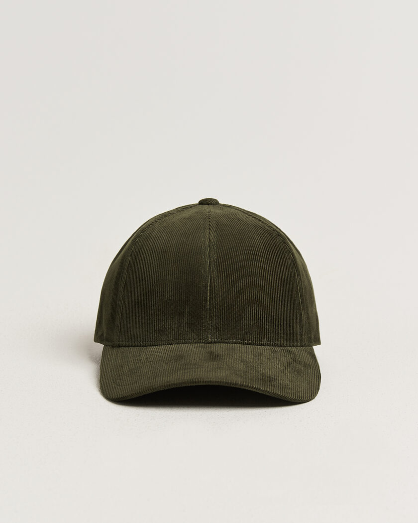 Varsity Headwear Corduroy Baseball Cap Palude Green – Groen