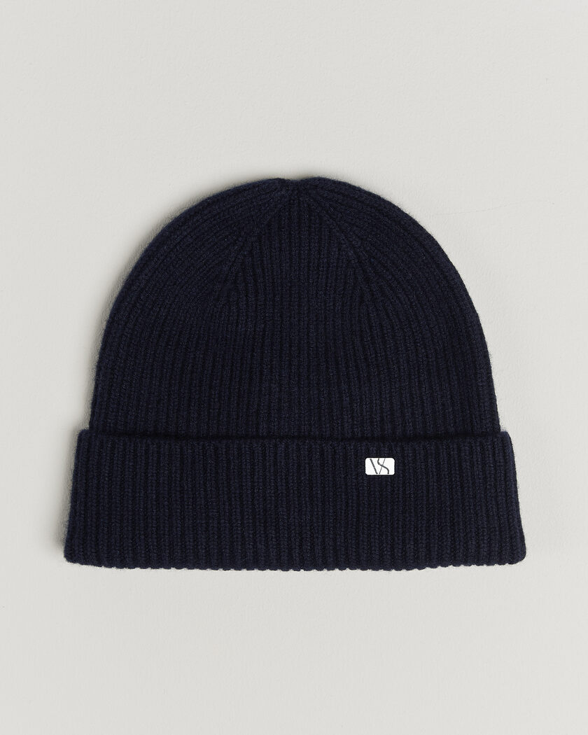 Varsity Headwear Wool/Cashmere Beanie Dusk Navy – Blauw
