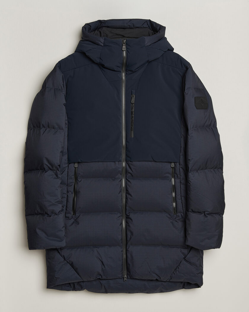 Sail Racing Polar Down Hooded Parka Dark Navy – Blauw