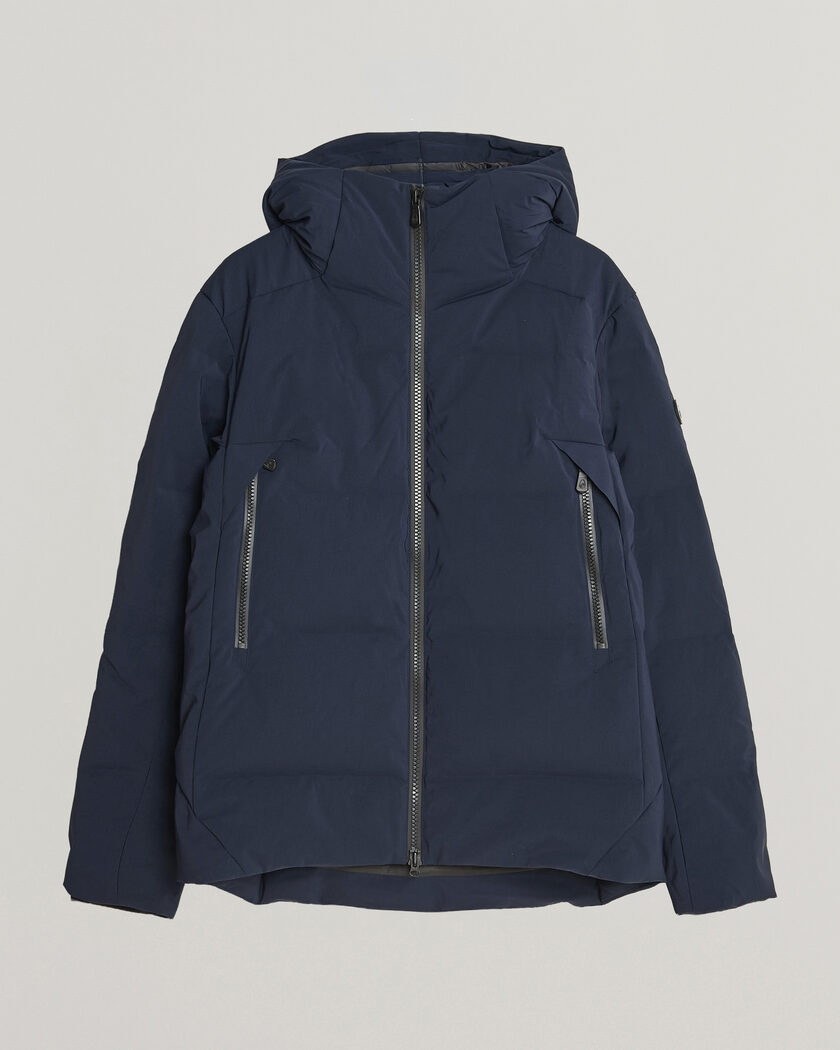 Sail Racing Arc Down Hooded Jacket Dark Navy – Blauw
