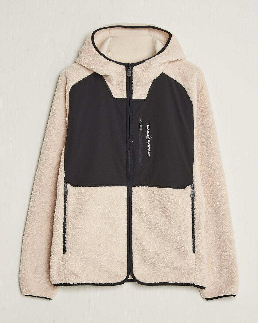 Sail Racing Patrol Pile Full Zip Hoodie Ivory – Wit