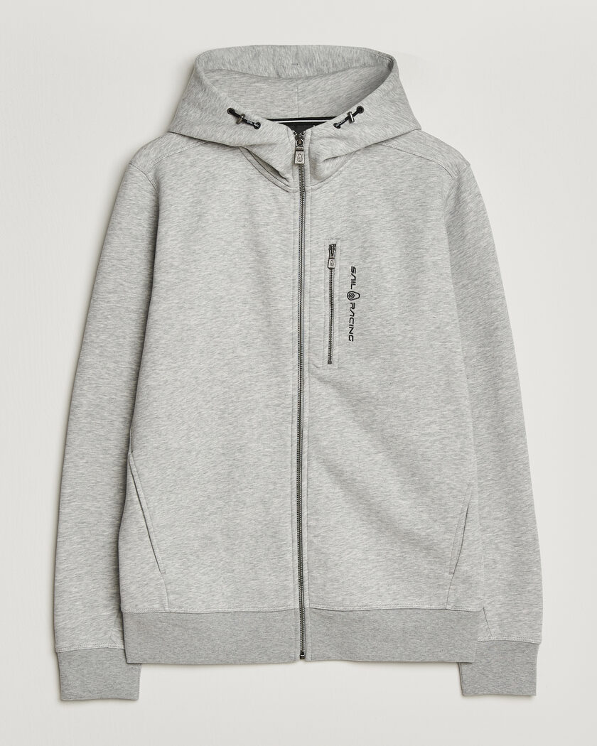Sail Racing Bowman Full Zip Hoodie Grey Melnage – Grijs