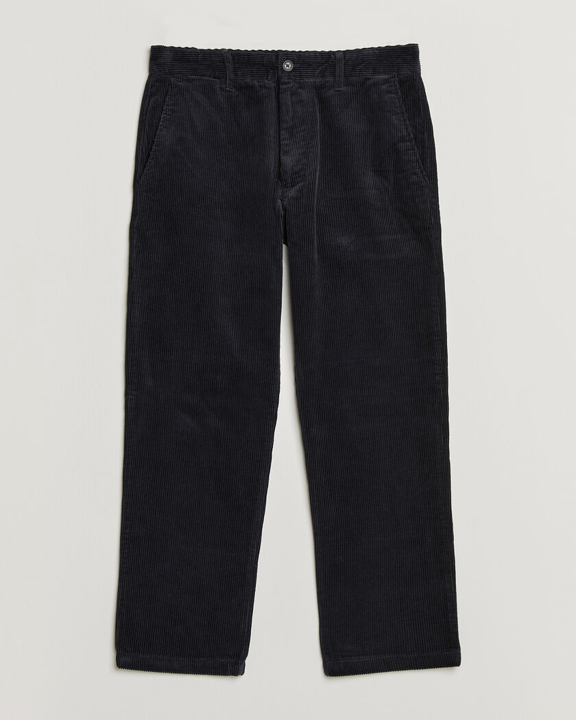 NN07 Aden Regular Fit Corduroy Chinos Deep Navy – Blauw
