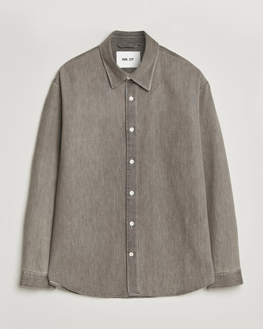 NN07 Casper Denim Overshirt Grey – Grijs