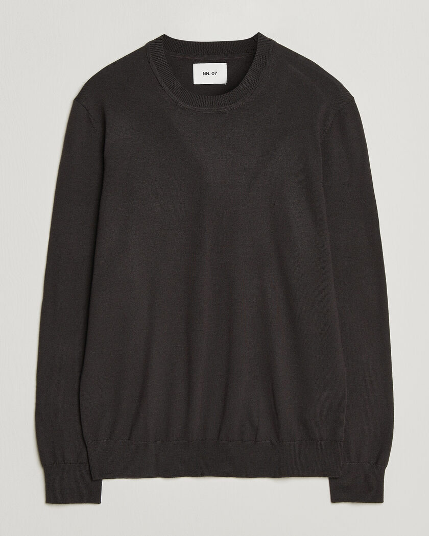 NN07 Ted Merino Crew Neck Pullover Deep Truffle – Bruin
