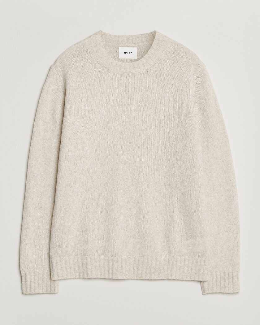 NN07 Lee Wool Knitted Sweater Ivory – Wit