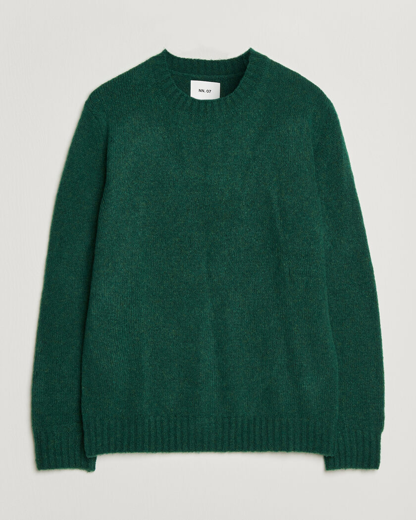 NN07 Lee Wool Knitted Sweater Eden Green – Groen